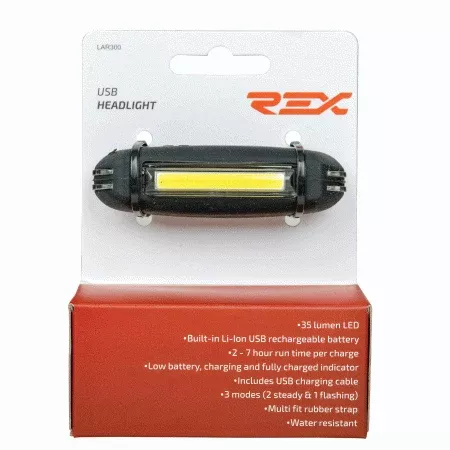 35 Lumen USB Headlight