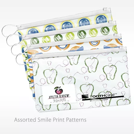 6" SMILE PRINT TOOTHcase Bag - With Pocket