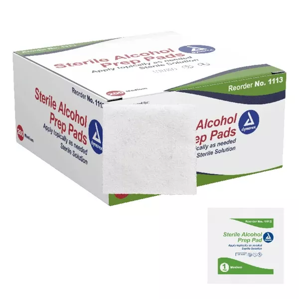 Alcohol Prep Pad Wipe - Sterile 200/BX