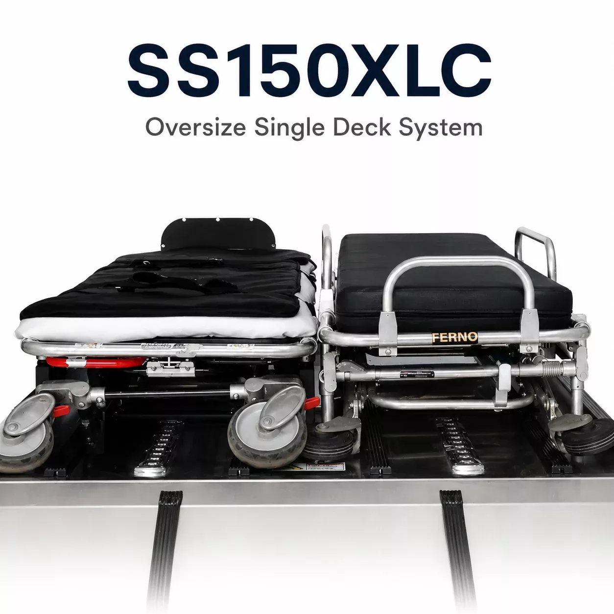 AME-SS150XLC Oversize Single-Deck System | Oversized Cot & Standard Cot Side-by-Side