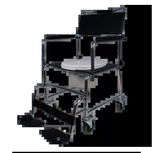Artisan of Canada 500AF Adjustable Frame Drop Arm Wheeled Commode