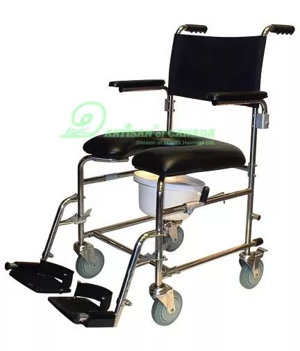 Artisan of Canada Shower Commode Chair With Casters