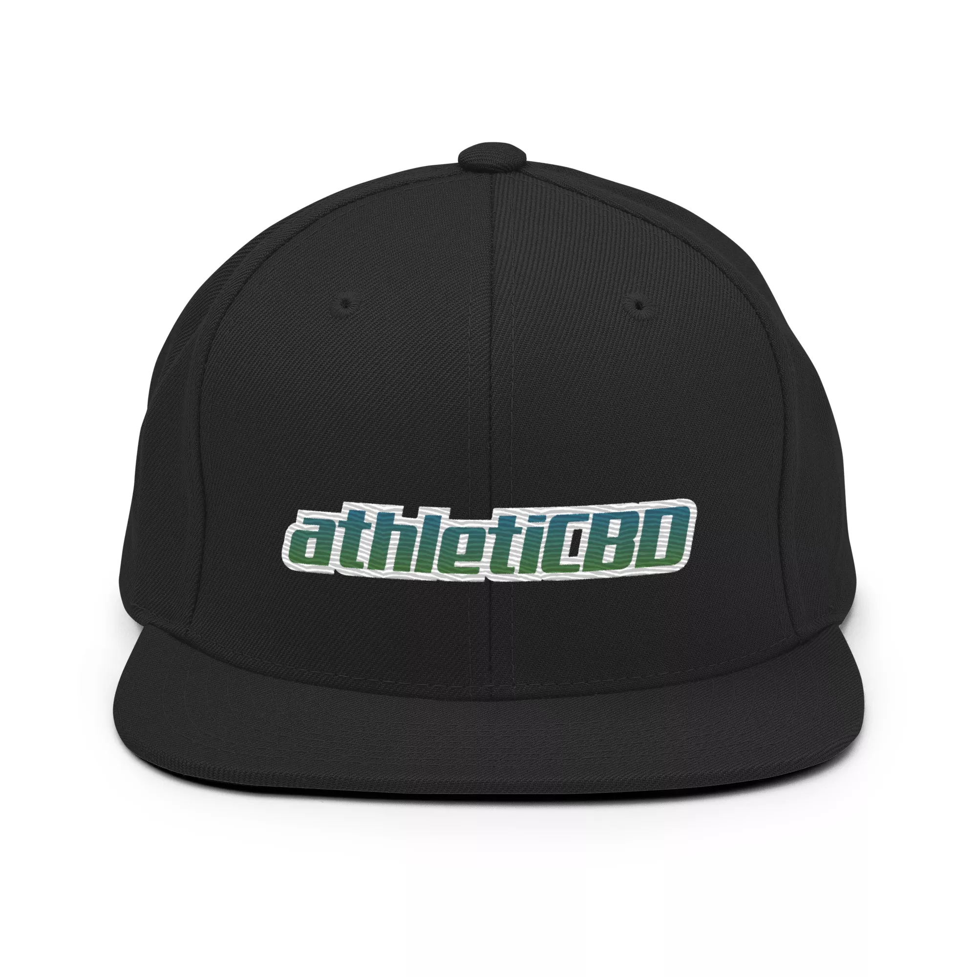AthletiCBD Logo Embroidered Snapback Hat (4 Colors)