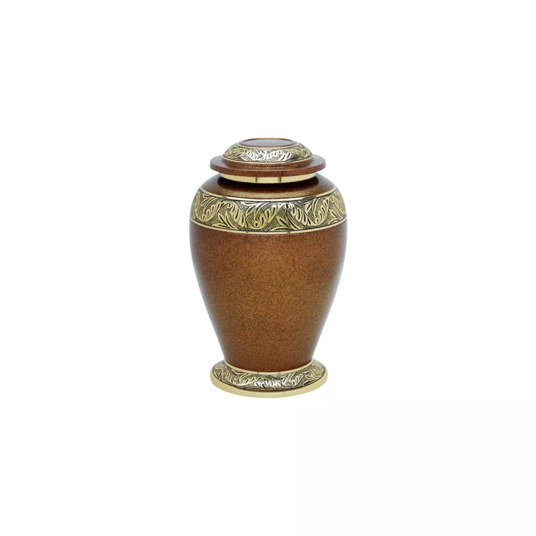 Berkshire Gold Brass Keepsake Urn