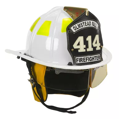 Cairns White 1010 Traditional Fiberglass Helmet, NFPA, OSHA