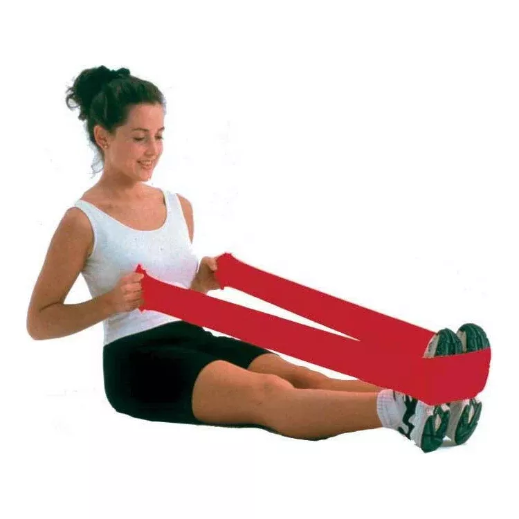 CanDo Low Powder Exercise Bands (40 count), 4ft pre-cut