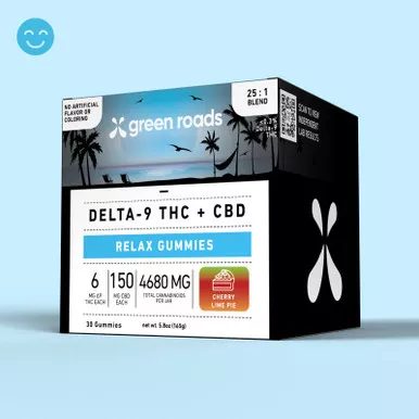 Cherry Lime Pie THC Relax Gummies - (30ct) 4680mg