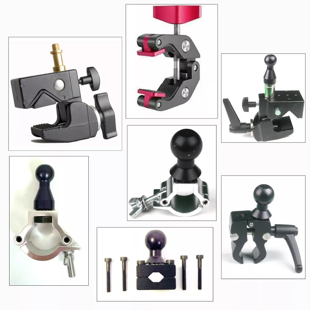 Choice of Clamps & Bases for any mount