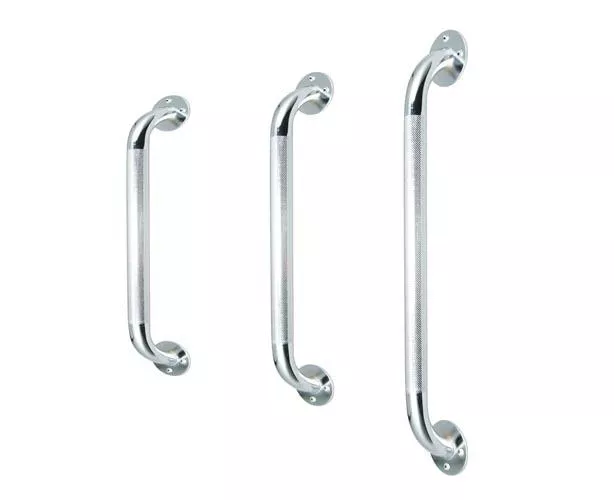 Chrome, Knurled Grab Bar