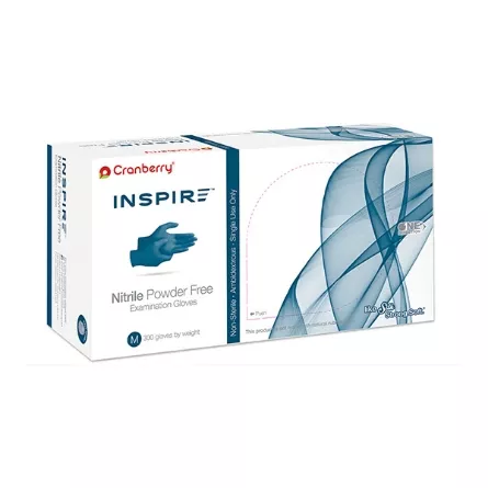 Cranberry Inspire™ Nitrile Gloves - 300/bx