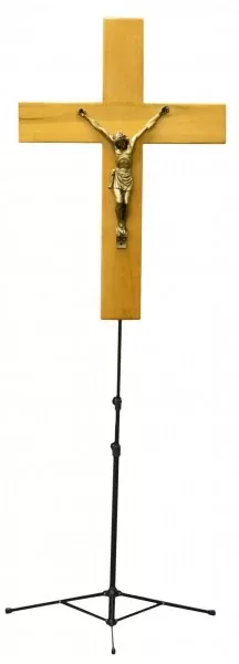 Double Sided Crucifix & Stand