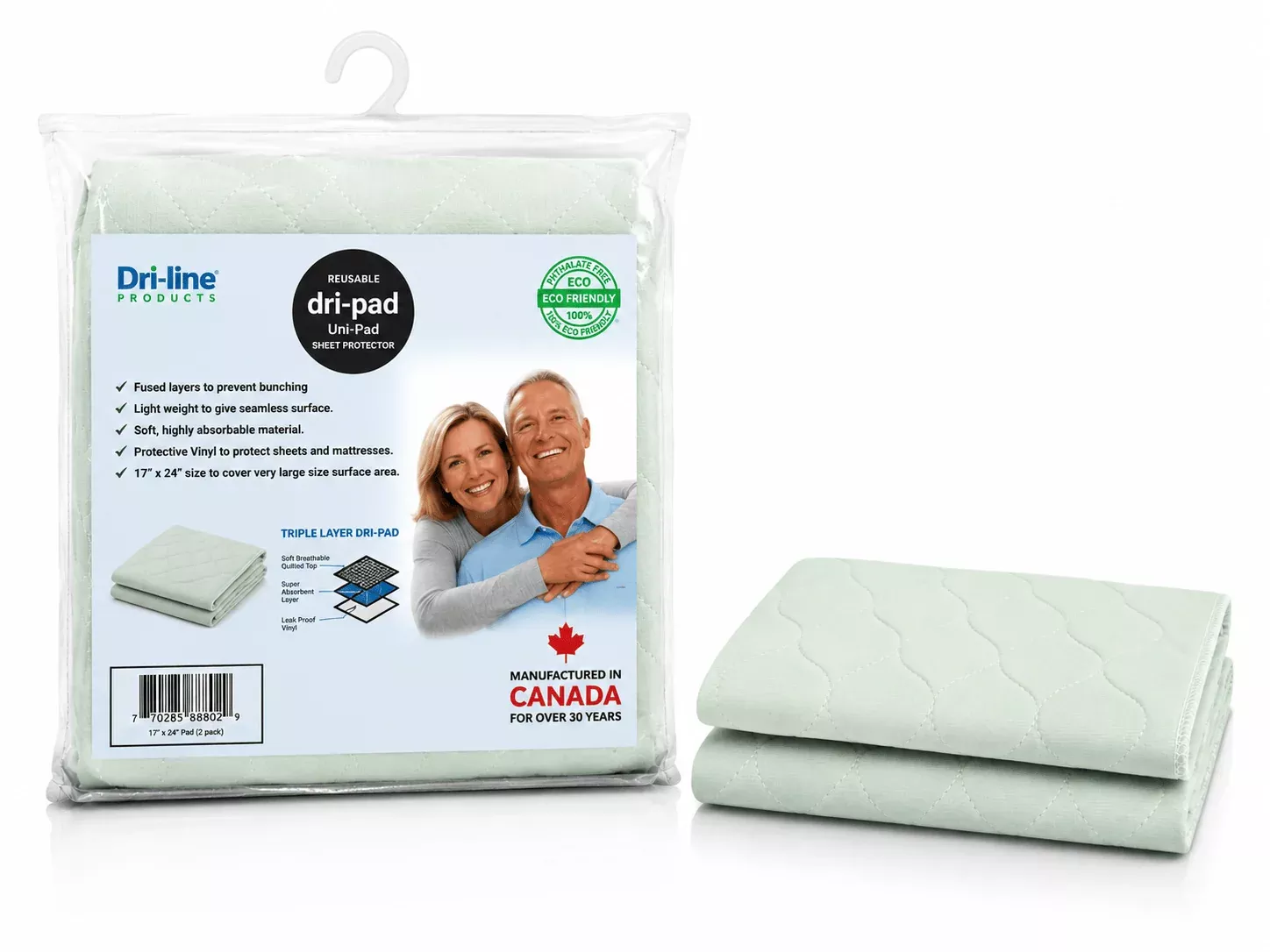 Dri-Line Dri-Pad Uni-Pad Reusable Sheet Protector