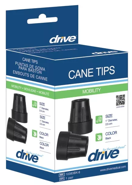 Drive Medical CANE TIPS 1"