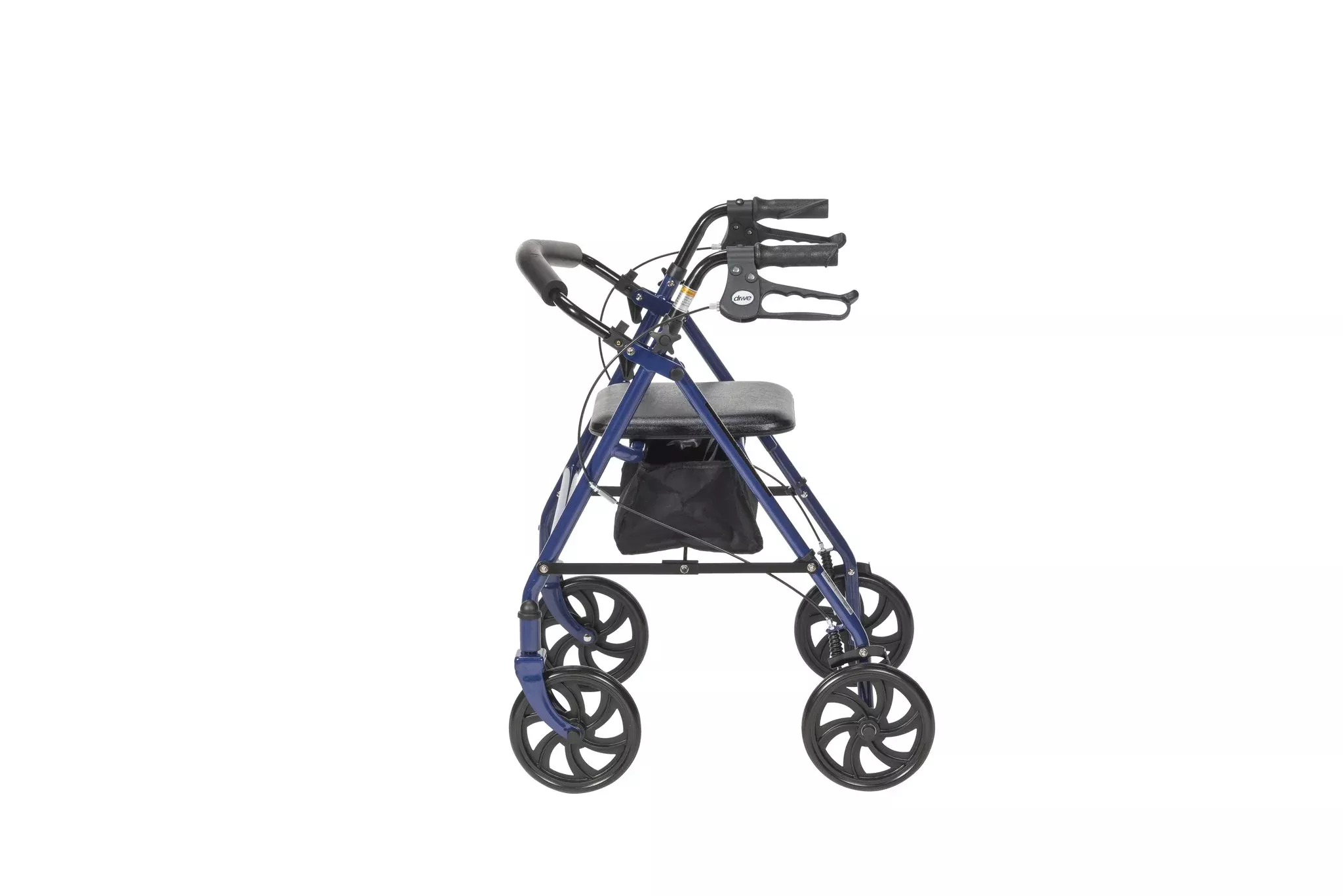 Durable 4-Wheel Rollator, Blue