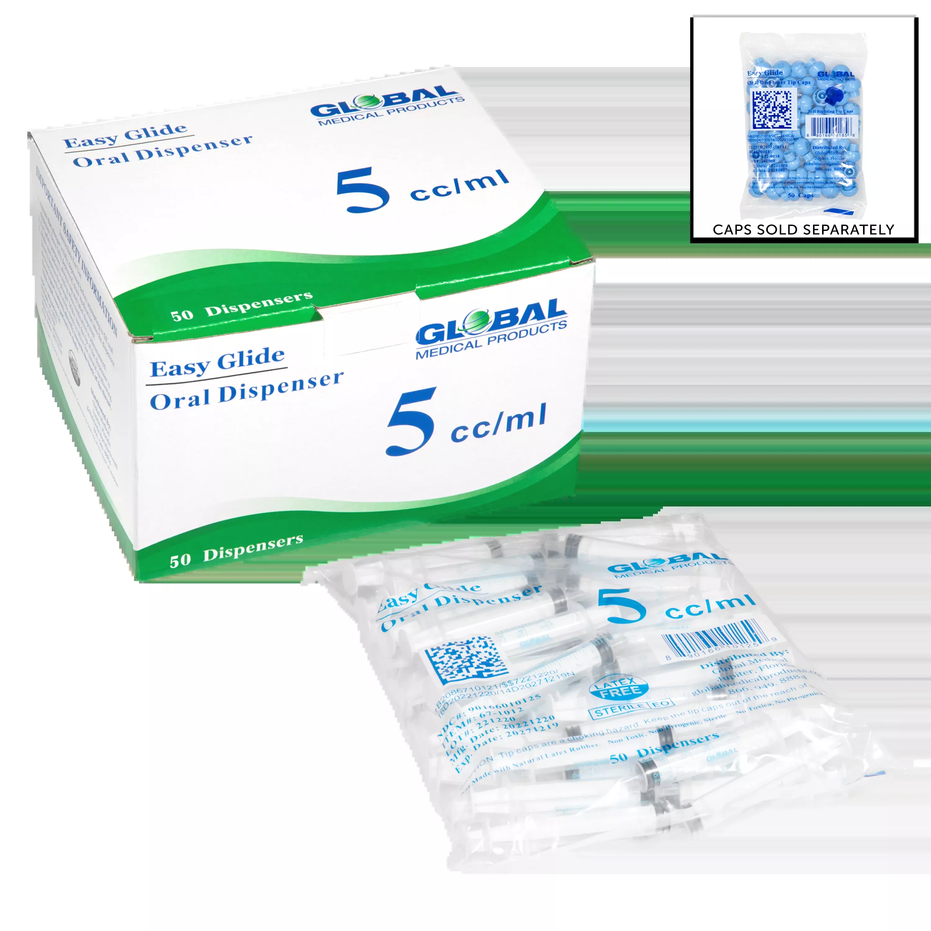 Easy Glide 5cc oral syringe (box 50)