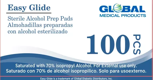 Easy Prep Alcohol Pads - 100ct