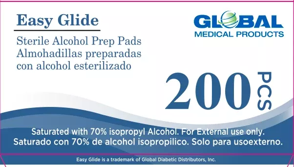 Easy Prep Alcohol Pads - 200ct