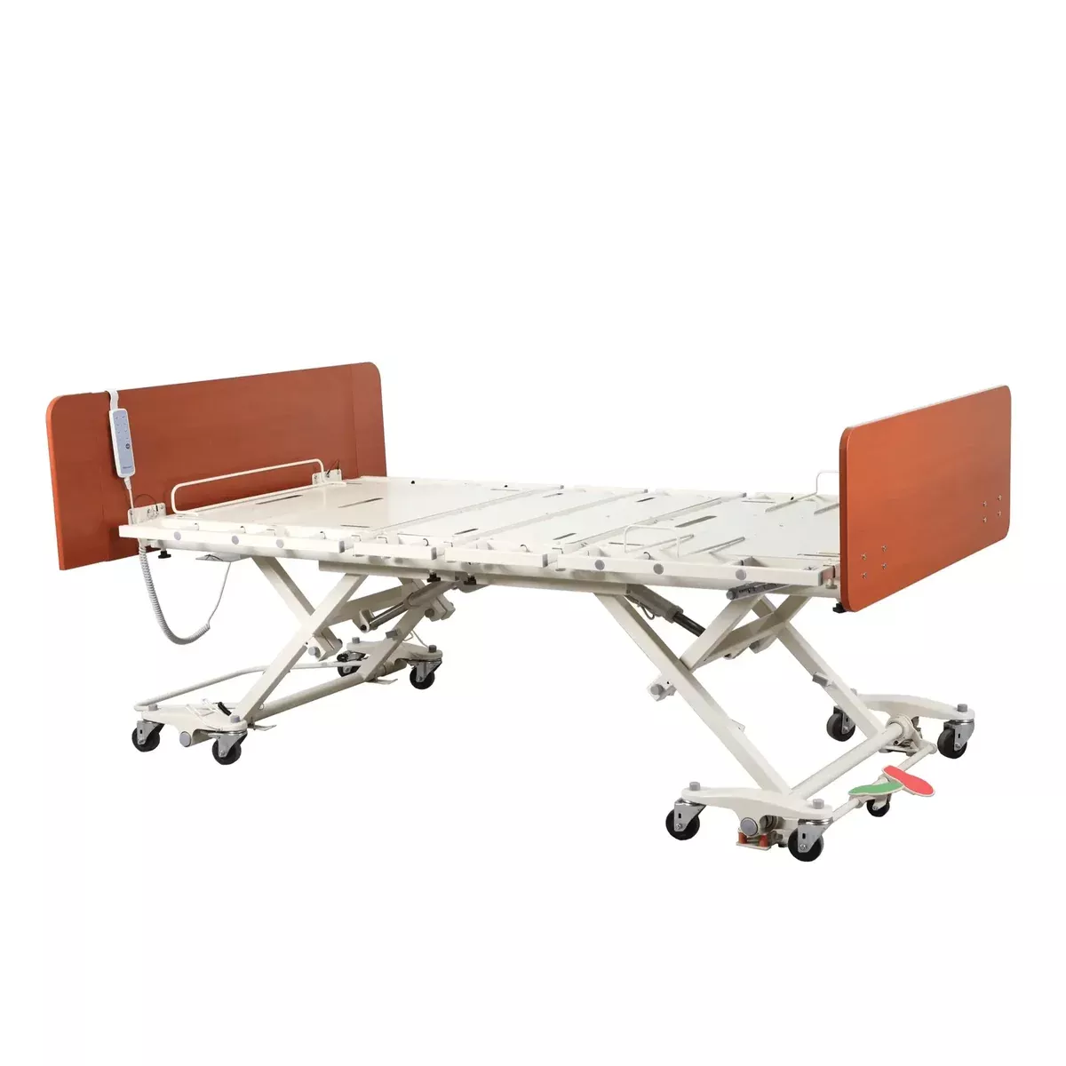 Emerald Supply Infinity Max Expandable Bariatric Hi-Lo Bed | Fully Electric Long Term Care Bed