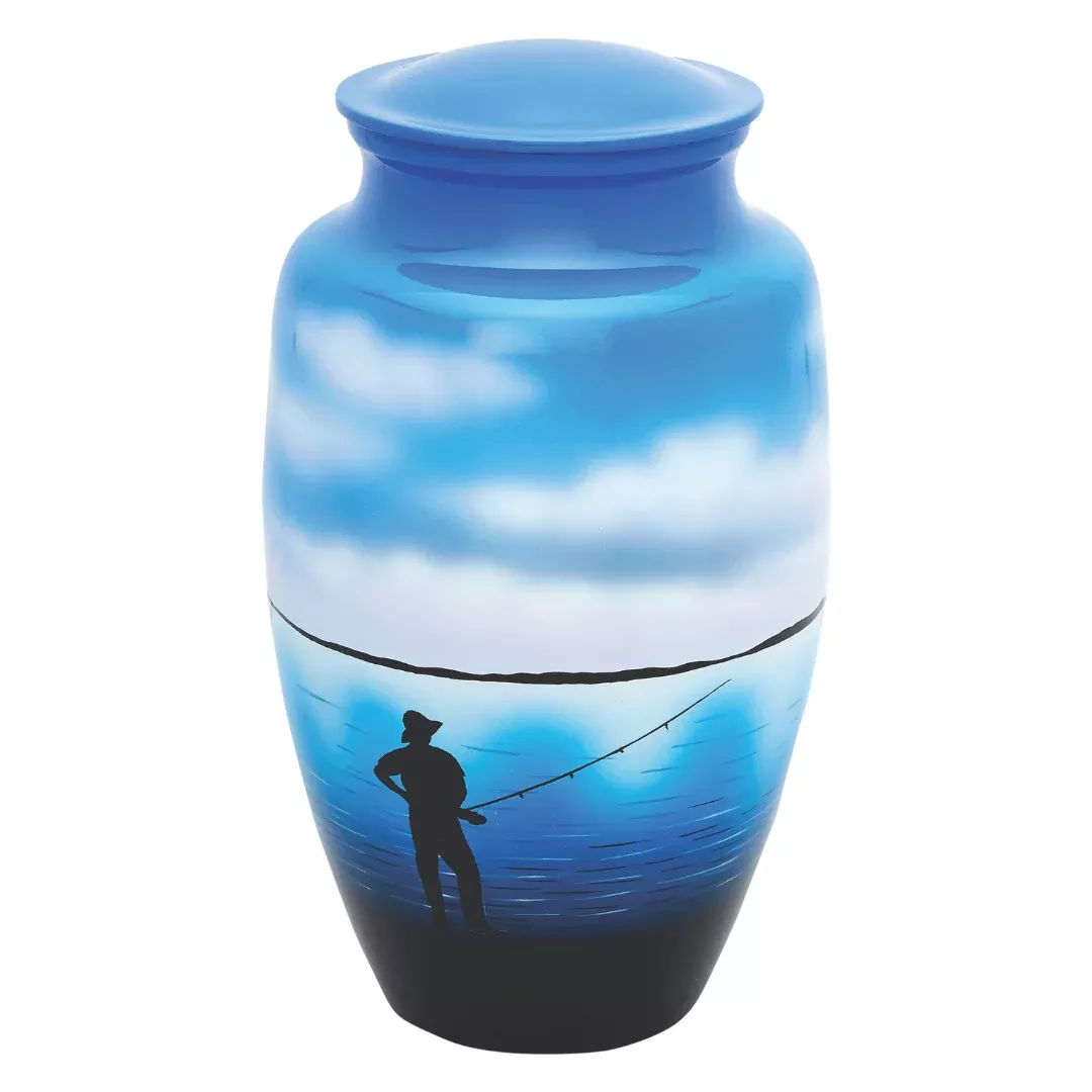 Fisherman Artist Urn