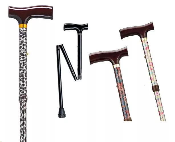 Folding Cane, Height Adjustable