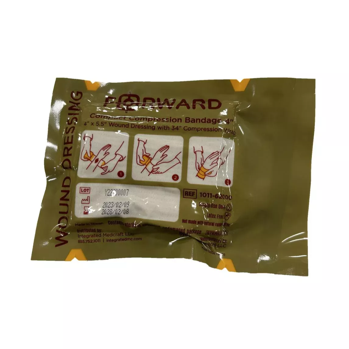 Forward Compact Wound Compression Bandage 4", EA