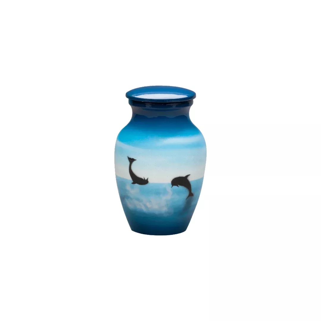 Frolicking Dolphin Artist Keepsake Urn