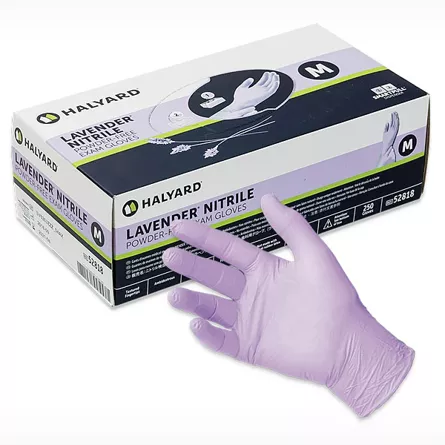 HALYARD LAVENDER Nitrile Exam Glove - 250/Box