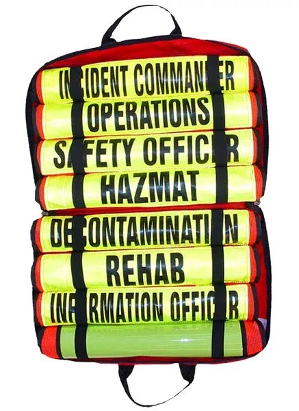 Hazmat Vest Set of (8) 003 Vests
