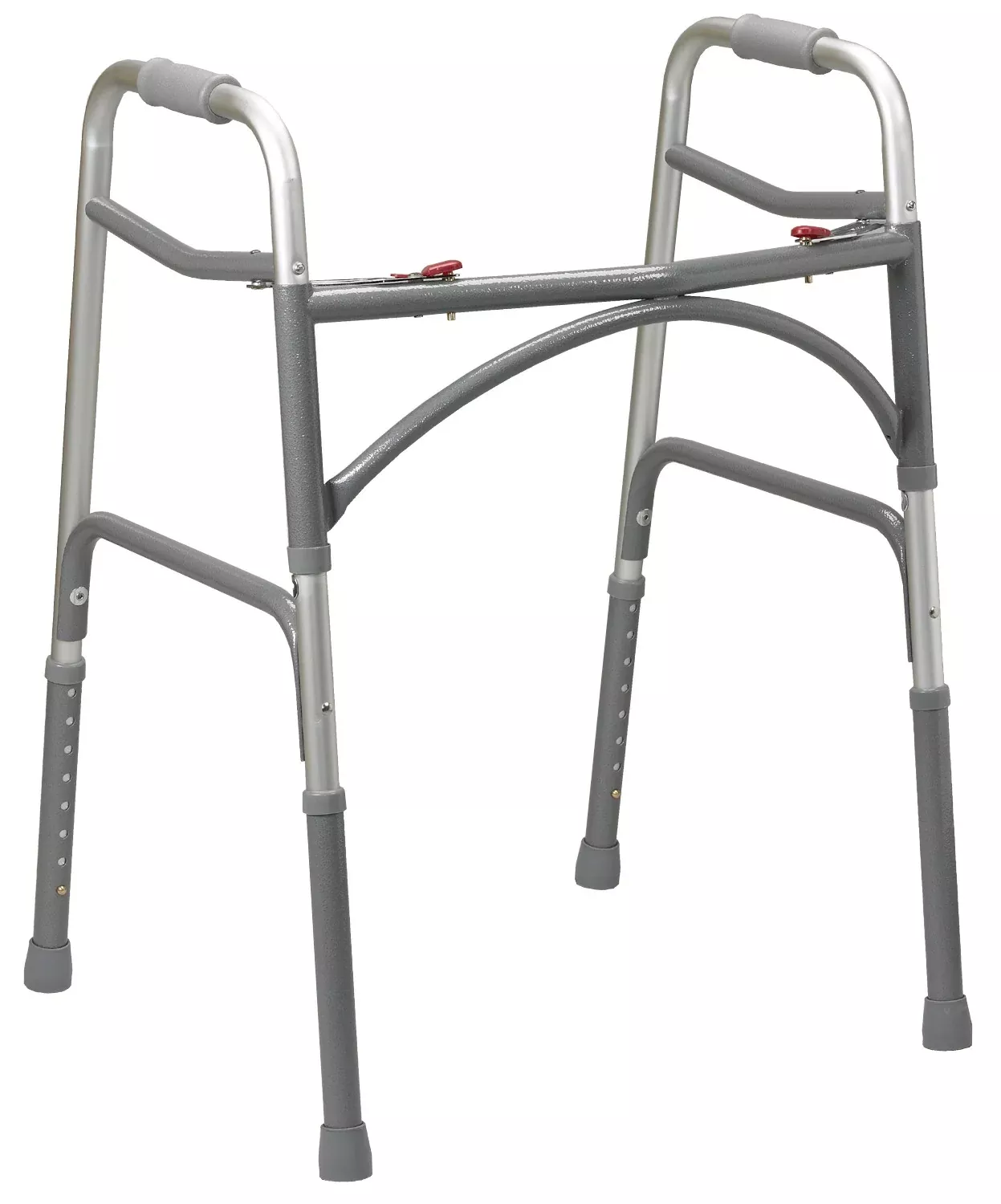 Heavy Duty Bariatric Two Button Folding Walker