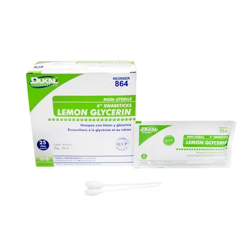 Lemon/Glycerin Swabsticks