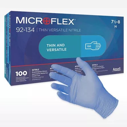 MicroFlex Versatility 92-134 Nitrile Glove 4.3 Mil - 100/box