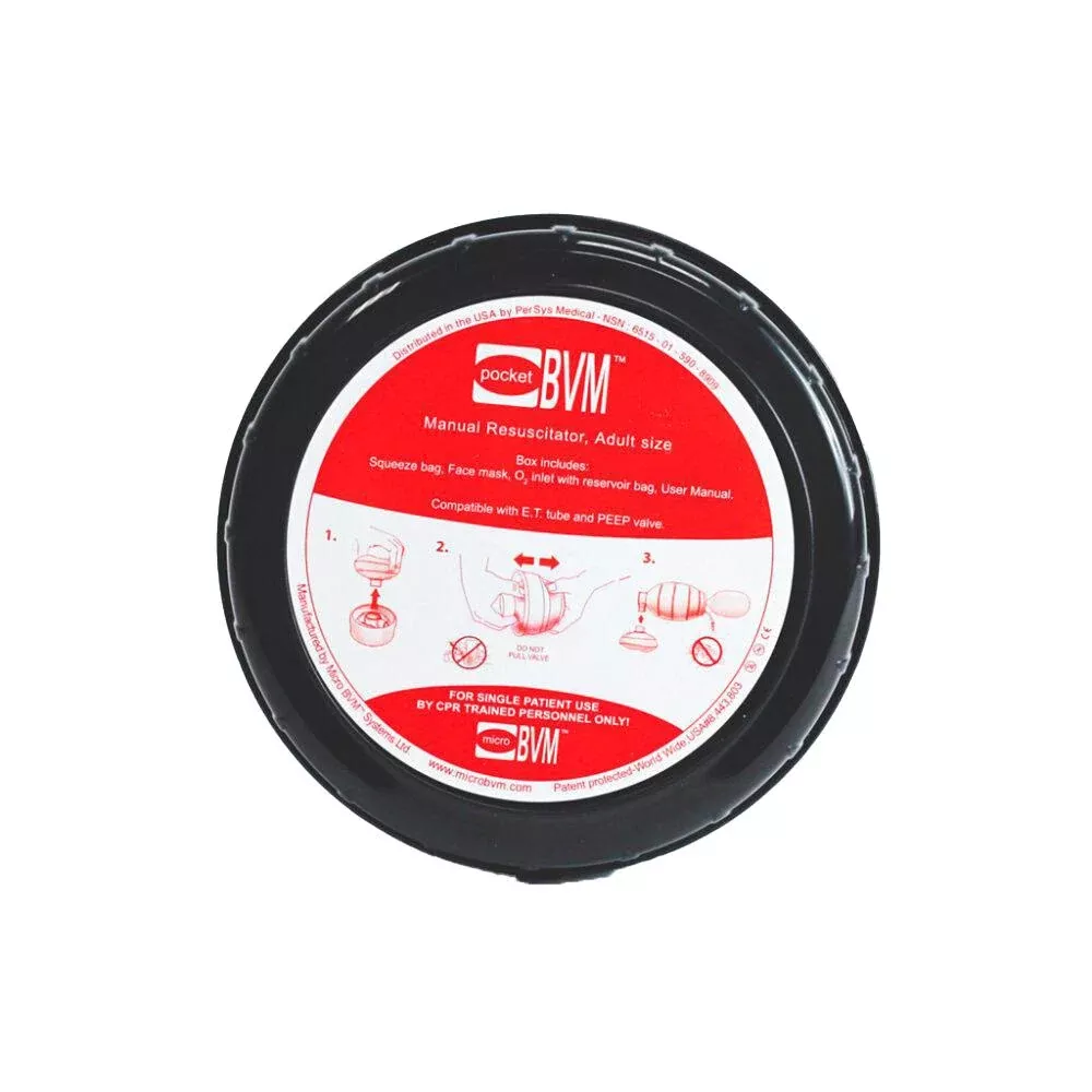 Pocket BVM Clear Black Case, EA