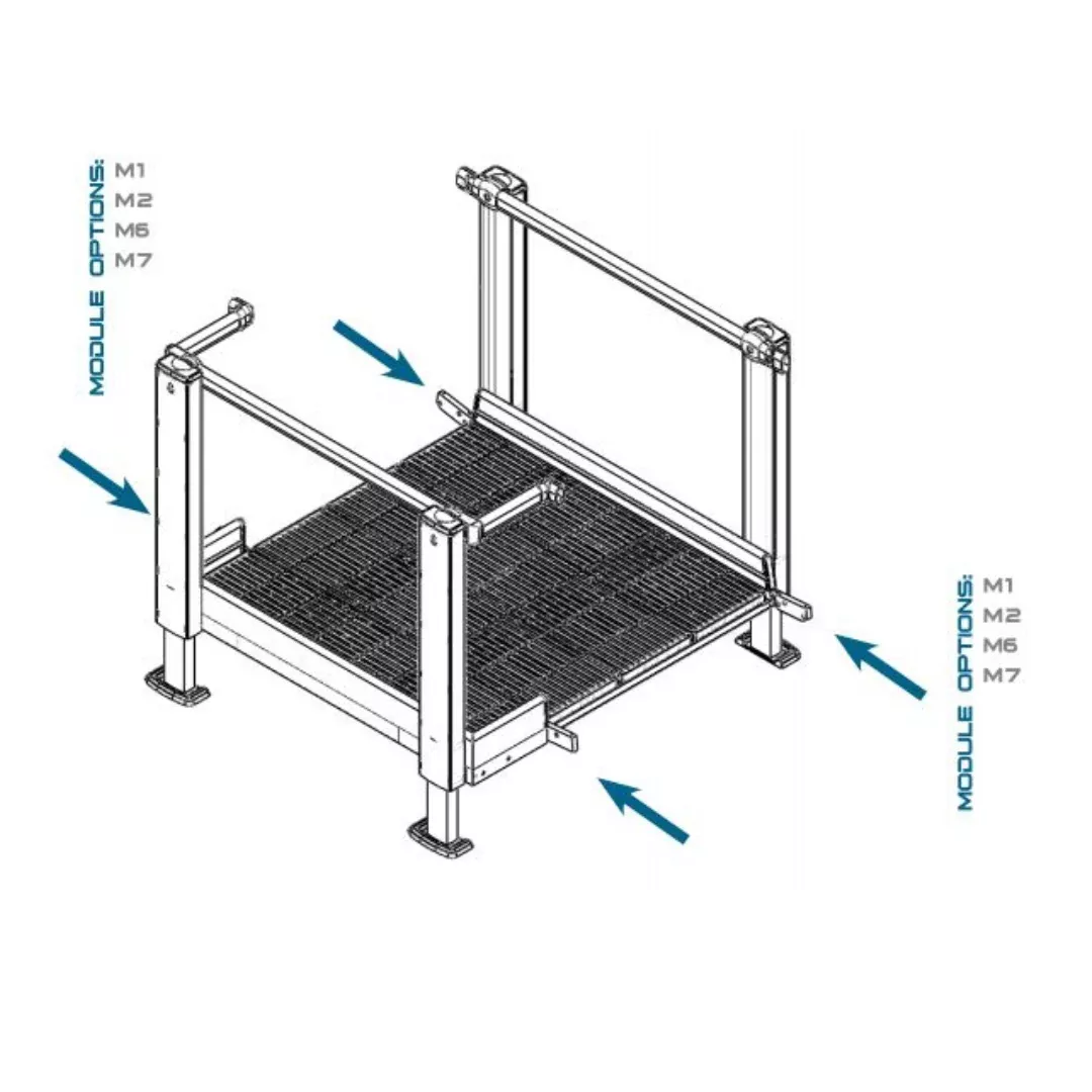 QRamp Module 10: Straight Platform 60” x 60”