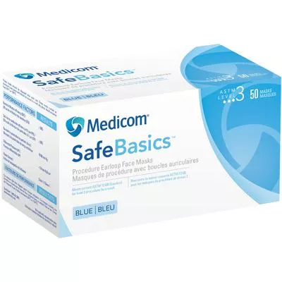 SafeBasics Earloop Mask- Level 3 - Box of 50