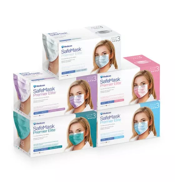 SafeMask Premier Elite™ Earloop Mask ASTM Level 3