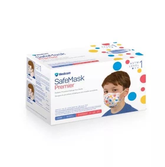 SafeMask Premier Pediatric Earloop Face Mask