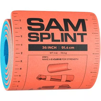 SAM Splint 36 inch Orange / Blue Rolled CS/60, EA