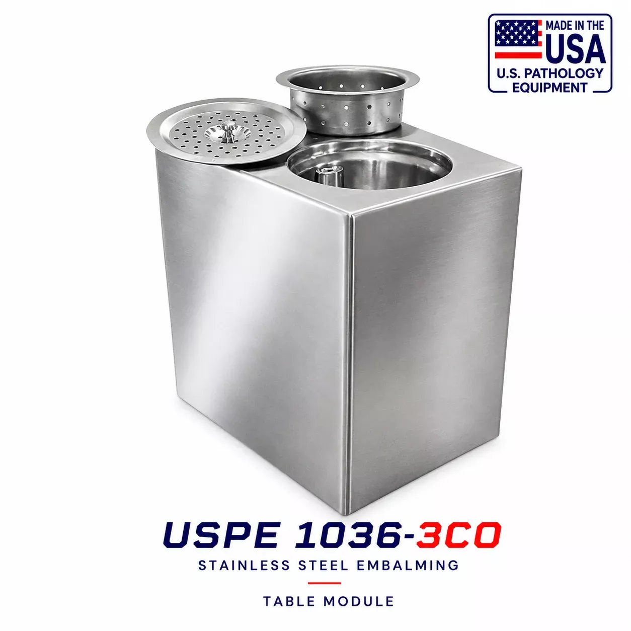 Stainless Embalming Collection Module – Model 1247-1