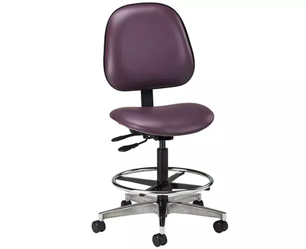 Stool with Adjustable Contour Backrest
