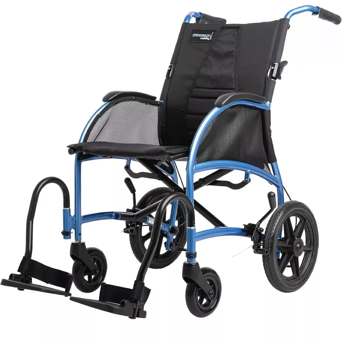 STRONGBACK Excursion 12 Lightweight Folding Transport Wheelchair