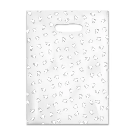 Teeth Line Art Scatter Bags -100/pkg