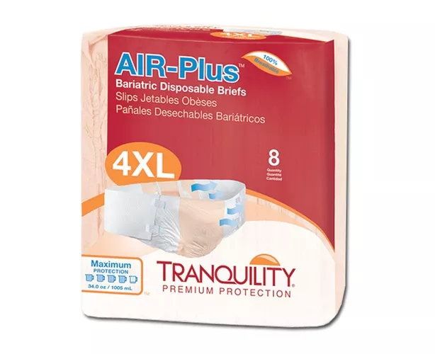 Tranquility AIR-Plus Bariatric Disposable Briefs