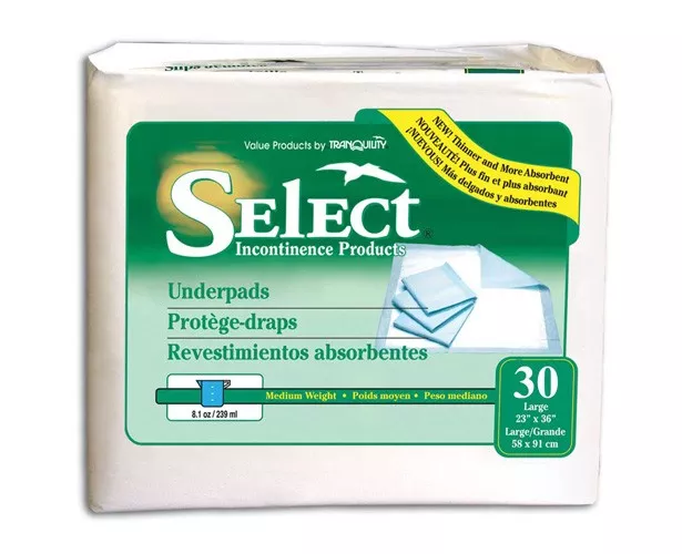 Tranquility Essential Underpads, Moderate