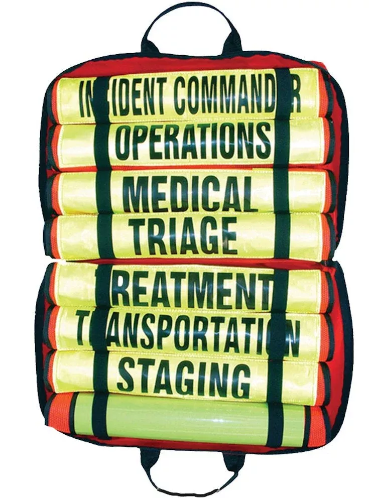 Triage Vest Set of (8) 003 Vests