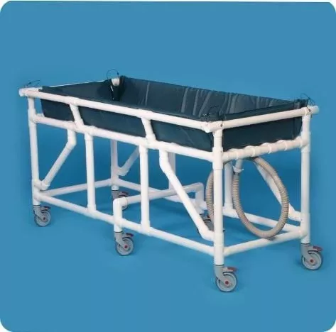 Universal Mobile Shower Bed, PVC, 500 lb Capacity
