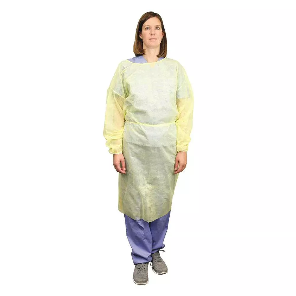 Universal Use Yellow Isolation Gown