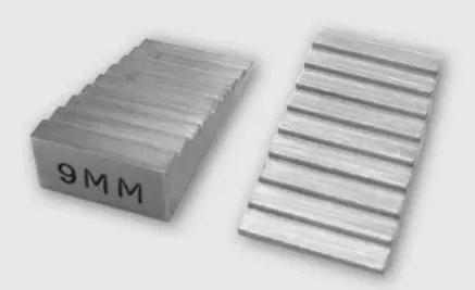 (XRay) Aluminum X-Ray Step Wedge 1/Pk